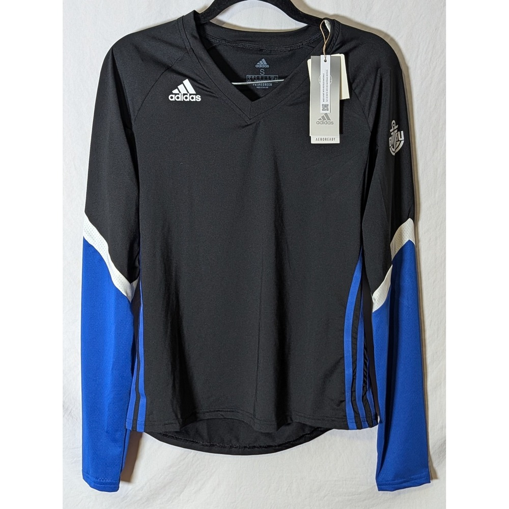 NWT Adidas AeroReady GVSU Long Sleeve Volleyball Jersey Shirt Women's Small